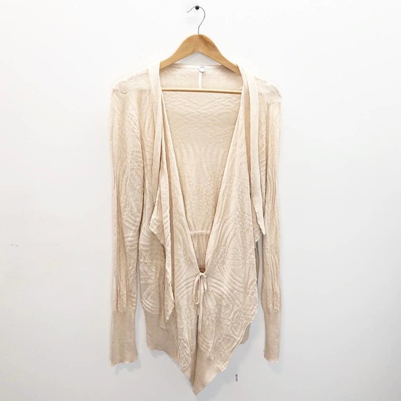 Margaret O'Leary Tie Waist Cardigan Sweater - Picture 1 of 6